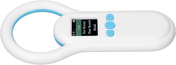 S20 Pet Microchip Scanner, ABS Material, 500 Records Storage, USB Upload, Fast Recognition for Dogs and Cats