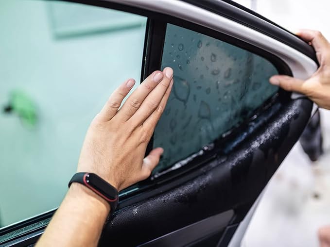 Rvinyl Window Tint Kit Compatible with Ford Edge 2007-2014 - Black 5% - Single Ply No Bubble Film - Do it Yourself Vehicle Cargo Precut Kit