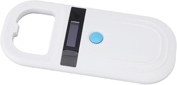 Handheld Microchip Scanner for Pets, Rechargeable Bluetooth Animal Chip Reader with 1000 Record Storage, Supports EMID & FDXB, High Brightness OLED Display (Style 1)