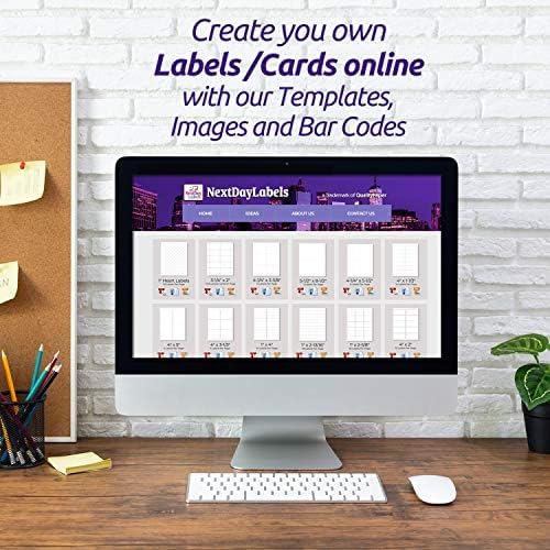 NextDayLabels – 2"-11/16 x 2 Rectangular Sticker Labels for Printer - White Laser/Inkjet Printer Labels Return Address Labels Shipping Label Stickers (1000 Sheets, 15 Per Sheet, 15000 Labels)