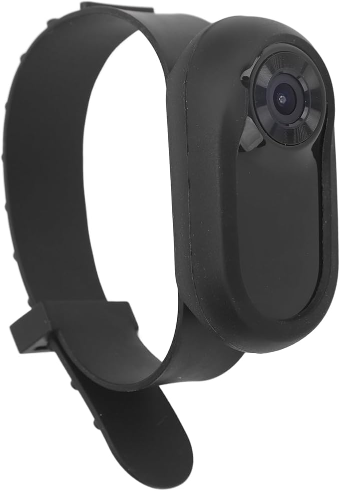 Cat Collar Camera, 1080P FHD Dog Collar, Pet Action Camera with Video Records, 0.96 LCD Screen, 170° Wide Angle, No Wi Fi Needed, for Cats, Dogs, Outdoor, Indoor