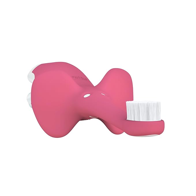 Dr. Brown's Infant-to-Toddler Toothbrush, Elephant, Pink, 0-3 Years