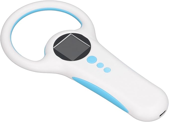 Alomejor Pet Microchip Reader Handheld ID Scanner Quick Recognition for Veterinarians and Pet Owners