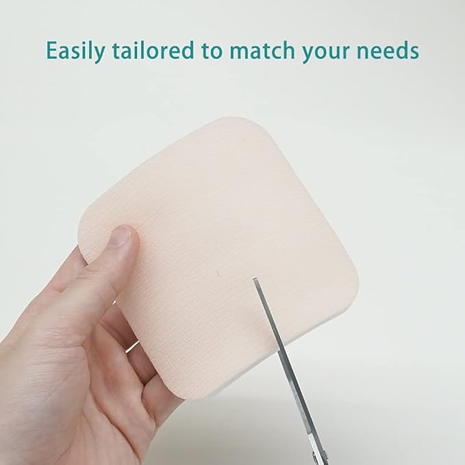 Dimora Foam Dressing, Sterile Non-Adhesive Hydrophilic Pads, Highly Absorbent 4"x4"(10 cm*10 cm) Pack of 10 Square Waterproof Dressing for Wound Care
