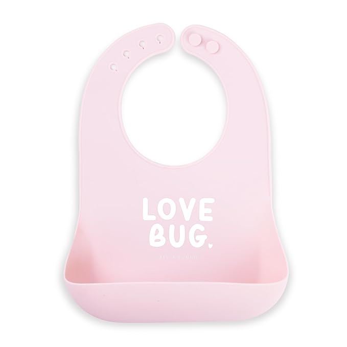 Bella Tunno Baby Bib for Eating, Waterproof Silicone Bib with Large Food Catcher, Adjustable Fit for Babies 4-12 months & Toddlers 1-3 Years, Boys & Girls