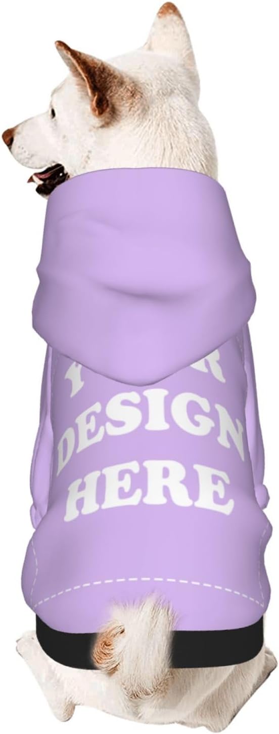 Dog Costume, Custom Dog Hoodie, Dog Name Costume Holiday Pet Pajamas Outfit, Personalized Pet Coat Costumes for Small Medium Large Dogs and Cats for Winter, TaroMilk, S