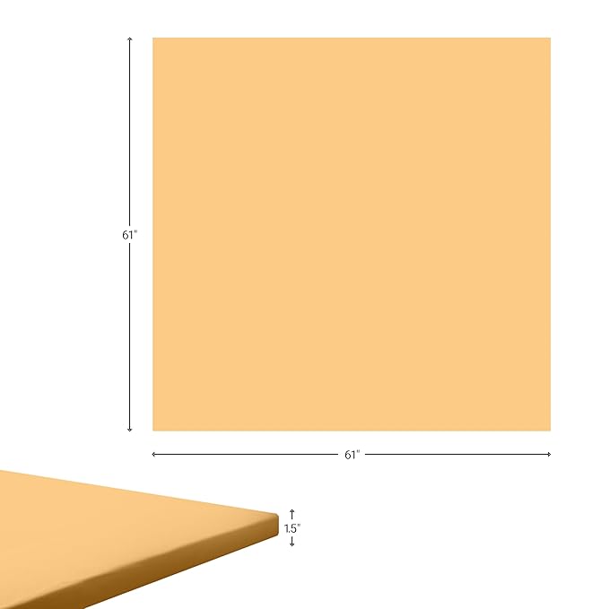 Compatible Baby Play Mat - PU Leather, Foam - Waterproof, Easy to Clean - Plush, High Density Foam - 1.5" Thick - 24" Wide - Colored, Beige - 10-Panel