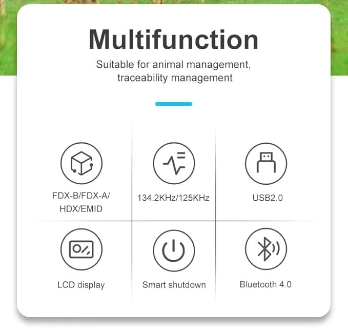 Pet Microchip Scanner ISO11784/85/FDX-B/EMID Animal Handheld Reader,134.2kHz Pet ID Scanner Rechargeable Animal Chip Registration, for Dog/Cat/Pig/Animal (A02-A Yellow Black)