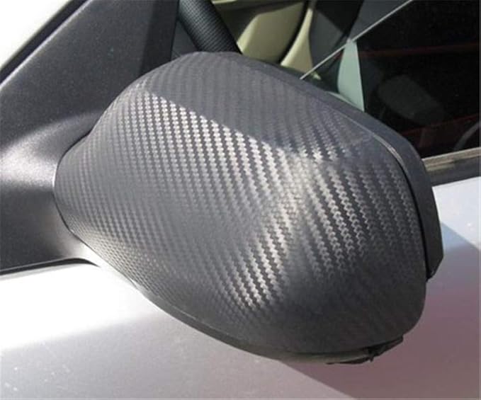 3D Black Carbon Fiber Vinyl Bubble Car Wrap Film Automotive DIY Decals (84" x 60" / 7 FT x 5 FT)