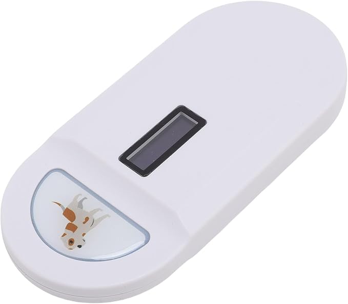 Alomejor Alomejor LongLasting Charging Pet Chip Scanner, Reader Rechargeable Portable Animal Tag Scanner with Clear Display Support for FDX B EMID ISO11784/85, Bright Display, Wide Application,