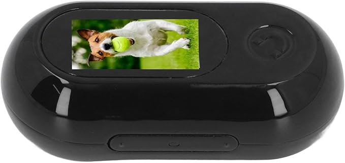 Jiawu Cat Collar Camera, HD 1080P Pet Camera Collar, 120° Wide Angle Dog Collars, Mini Sport Action Cameras, Portable Cameras for Cats, Dogs, Outdoor, Inoor (Black)