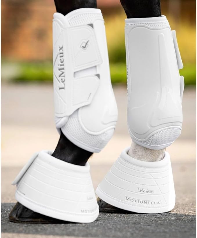 LeMieux Motionflex Overreach Horse Boots - Over Reach or Bell Boots for Horses - Protective Gear and Training Equipment