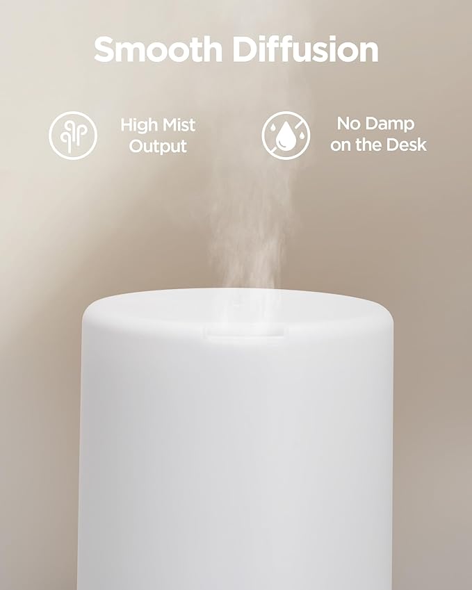 InnoGear 300ML Essential Oil Diffuser, Premium 5-in-1 Ultrasonic Aromatherapy Diffusers Scent Humidifier Aroma Diffuser Vaporizer Auto-Off Timer for Room Office Home, Yellow, Medium