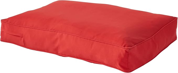 Charlie Rectangle Indoor/Outdoor Pillow Style Dog Bed, Salsa, Large (36" x 48")