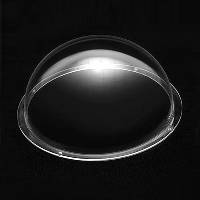 LOTOWELZON 2.75inch Acrylic Replacement Transparent Clear Camera Dome Cover Security Camera Housing Pet Dog Fence Window Skylight Window (ID70mm*H42mm/2.75 * 1.65in)
