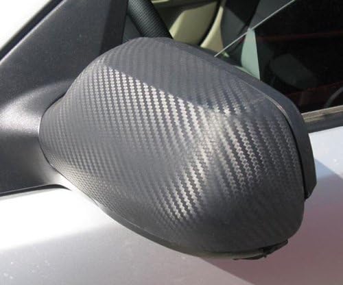 3D Carbon Fiber Film Twill Weave Vinyl Sheet Roll Wrap (72" X 60", Black)
