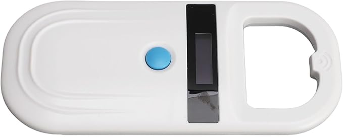 Microchip Scanner, 1000 Records Rechargeable Display Screen Pet Chip Scanner for EMID (Type 1)