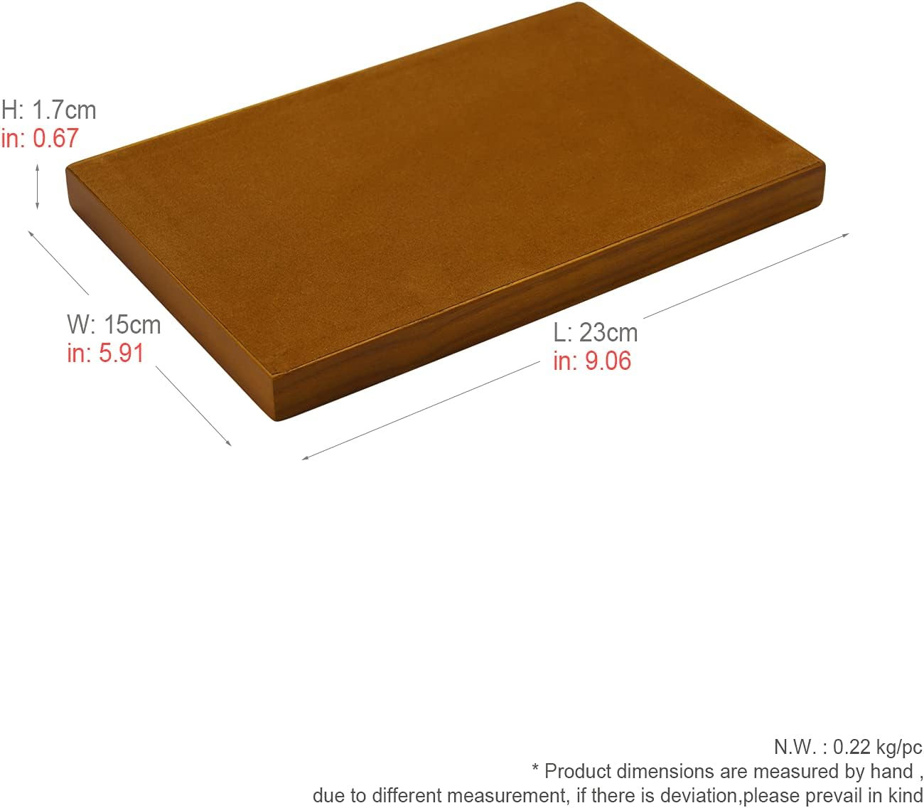 Oirlv Solid Wood Small Jewelry Tray Trade Showcase Countertop Jewelry Display Trays Rectangle Vanity Tray(Grey, Small)