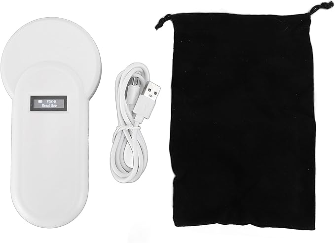 Semme Portable Pet Microchip Reader with USB Connectivity Dual Frequency Scanner for Efficient Animal ID Management