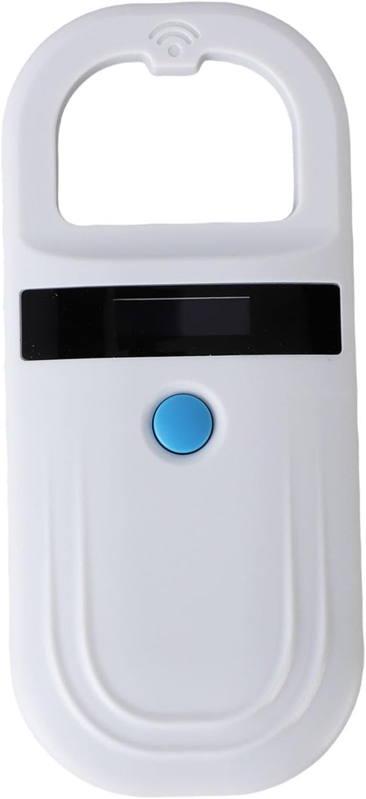 Microchip Scanner, 1000 Records Rechargeable Display Screen Pet Chip Scanner for EMID (Type 1)