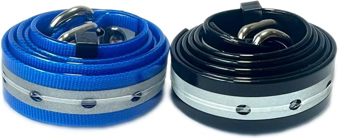 Shock Collar Replacement Strap for Most Training Collar, 3/4 Inch Dog Collar Replacement for Wireless Fence and Bark, Waterproof Adjustable Reflective TPU E Collar Strap for Small Medium Large Dogs 2P