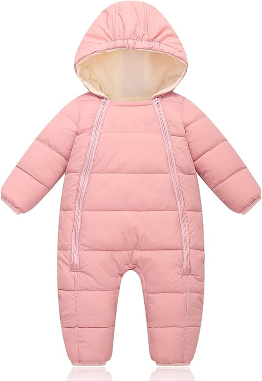 Toddler Snow Suit Baby Snowsuit Infant Boy Winter Coat Girl Puffer Clohtes 0-2T