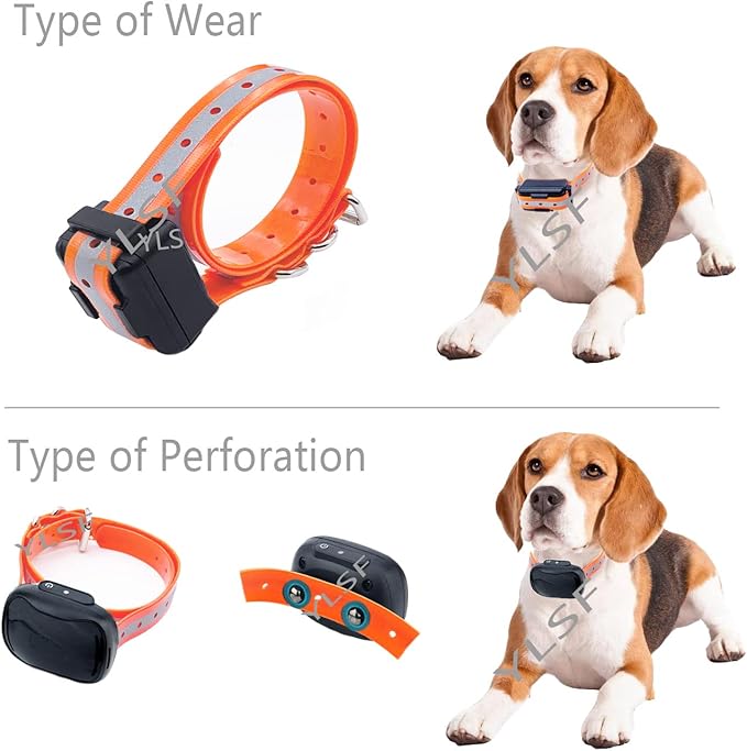 Dog Collar Strap for Most of Electronic Training Shock Collar Receivers-Adjustable Durable Waterproof Odorless 3/4 Inch Collar Replacement for Barking Fence-Pet TPU Collar Strap