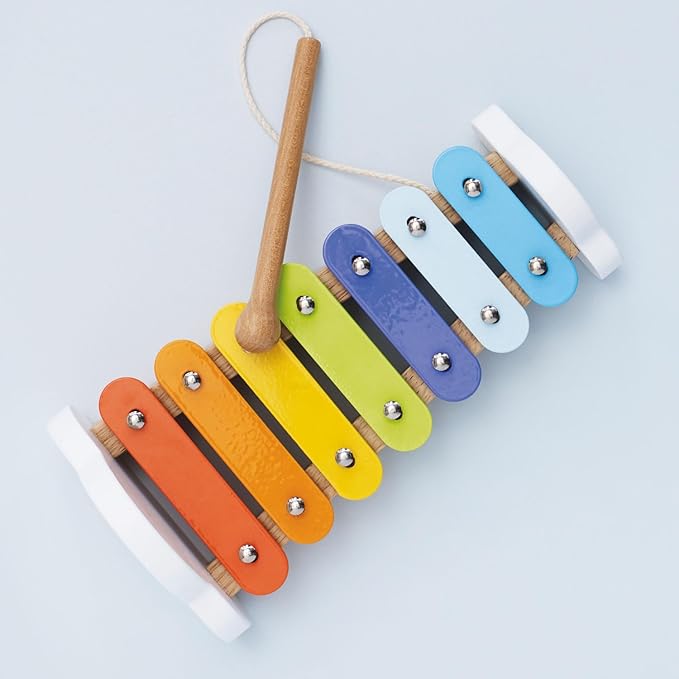 Le Toy Van – Wooden Musical Xylophone | Girl & Boy Colourful Musical Toy with 7 Delightful Sounding Notes – Suitable for 18+ months