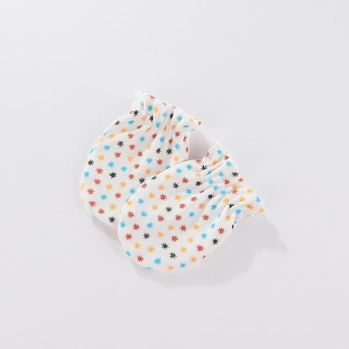 Unisex Baby Cotton Scratch Mittens For Newborn Baby Boys Girls Mittens Accessory 0-6 Months