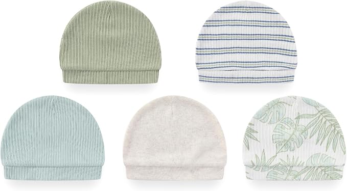 Newborn Baby Boy Girl Caps Mittens Socks Set Cotton Baby Essentials Accessories (Hats+Gloves+Socks)