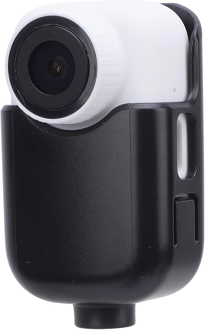 Pet Body Worn Camera, Water Portable HD Wearable Body Cam with Multiple Functions, for Cats Dogs Outdoor Travel Adventures (White)