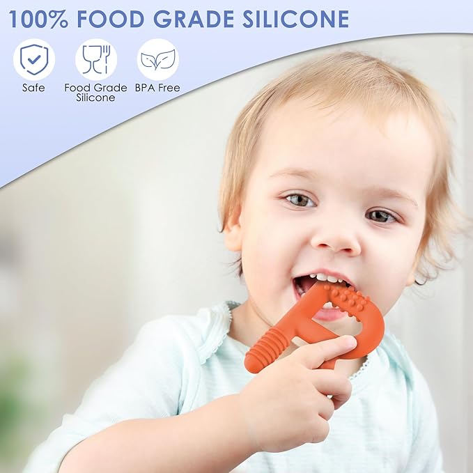 ERKOON Sensory Chew Toys for Autistic Children, 4 Pack Silicone Chewy Tube Oral Motor Tools for Sensory Kids with Autism, Biting, ADHD, SPD, Chewies with Special Needs, Teething Sticks Toys