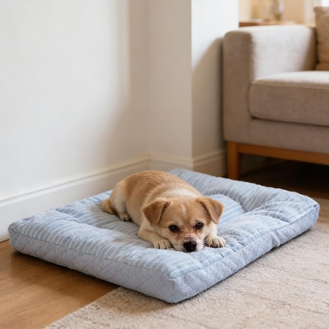 Dog Bed,pet Beds & Furniture,Machine-Washable Cushion for Dogs and Cats,Suitable for Dogs, Floor Furniture Use Grey S