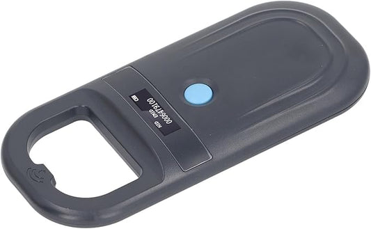 Animal ID Reader, USB Rechargeable Handheld Pet Microchip Scanner with OLED Display and 128 Data Storage for Dog and Cat Identification