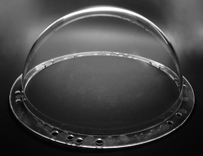 JMX 9 Inch Acrylic Indoor/Outdoor CCTV Clear Security Camera Dome Cover Camera Housing Fence Window for Pets