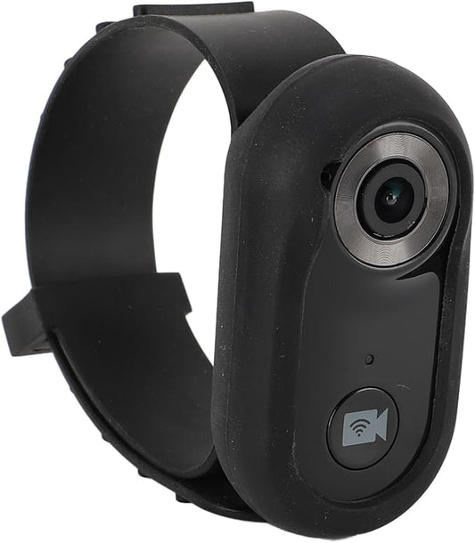 Gugxiom Cat Collar Camera, 1080P HD 2.4G Dog POV Collar Pet Wearable Body Camera with APP, for Pets Cats Dogs (Black)