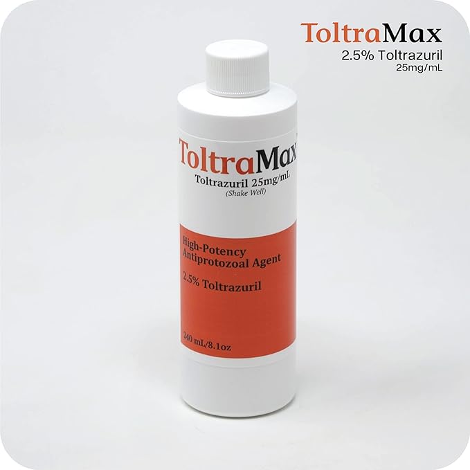 Toltrazuril 2.5% for Horses, Dogs, Cats, 500mL/16.9 Ounce, for Non-Food Chain Animals, Alfalfa