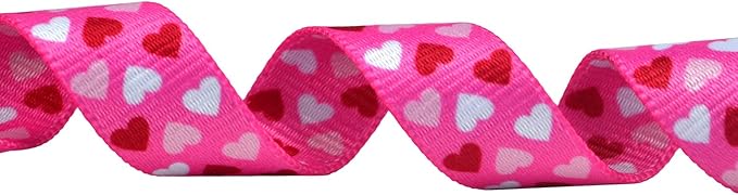 Dog Collar - Adjustable Heart Dog Collar - Love Theme - Perfect for Small Medium Large Dogs(Pink Heart,S)