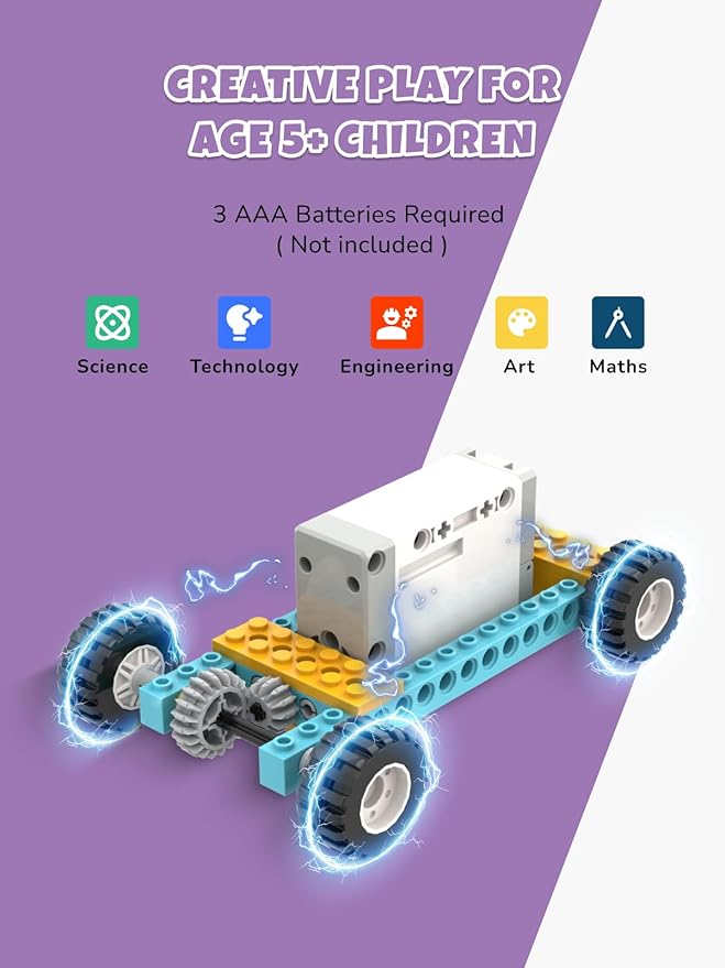 50-in-1 STEM Building Toys for Kids Aged 6-12: 50 Models Science Educational Engineering Blocks Project Kit, Creative Learning Activities for Boys & Girls, for Ages 6-8 8-12