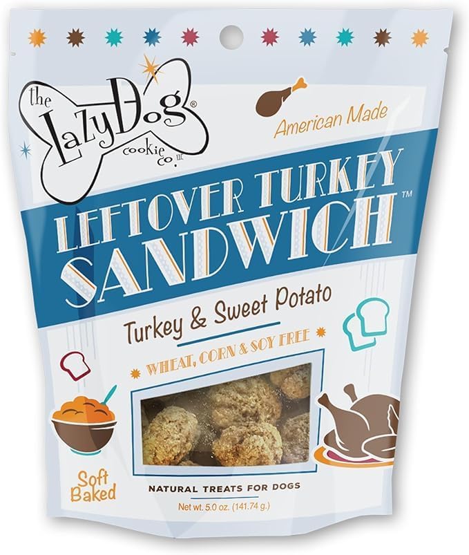 The Lazy Dog Cookie Co. Mutt Mallows Soft Baked Dog Treats, Wheat, Corn & Soy Free, Baked in The USA, 5 oz Cost Saving Variety Bundle (Pack of 3)