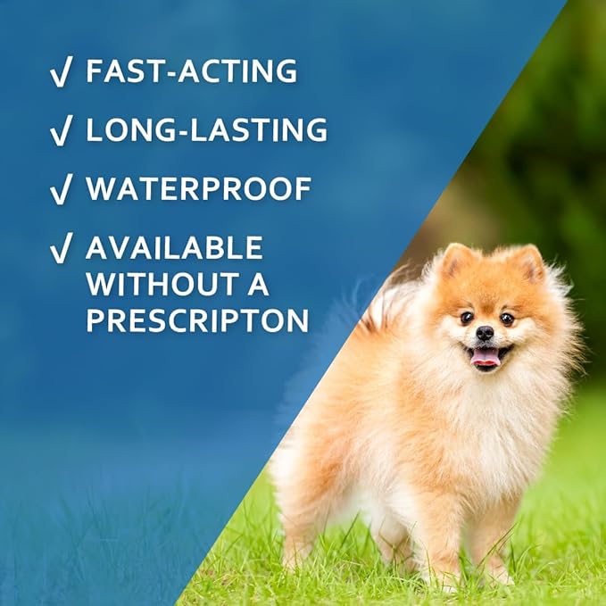 Sentry Fiproguard for Dogs, Flea and Tick Prevention for Dogs (45-88 Pounds), Includes 6 Month Supply of Topical Flea Treatments