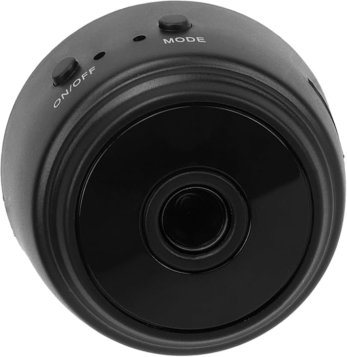Mini Security Camera with Magnetic Back, HD 1080P Wireless Camera for Indoor & Outdoor Security, Small Nanny Cam for Pet, Baby, Home (Black)