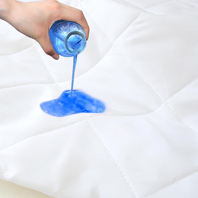 Waterproof Crib Mattress Protector 2 Pack Fitted Crib Sheets Cover Toddler Bed Mattress Pad Protector for Boys Girls, Skin-Friendly & 100% Absorbent Machine Wash