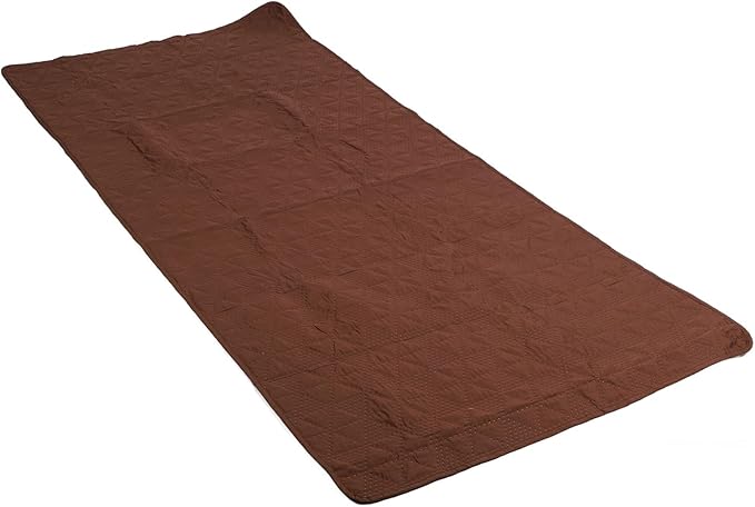 Defensive Dog Bed Cover | Secure Washable Pet Blanket for Sofa/Couch/Furniture | Brown Layer for Dogs & Cats (30x70in/ 76.2x177.8cm)