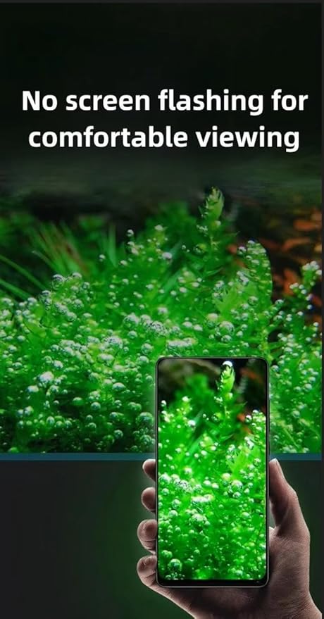 Mini Clip-On Aquarium Light 8W Full Spectrum LED Fish Nano Tank Light with Timer & Dimmer and 3 Lighting Modes for Freshwater Plants & Tropical Fish Ideal for 5-16 Inch Tanks (1-5 Gallons)