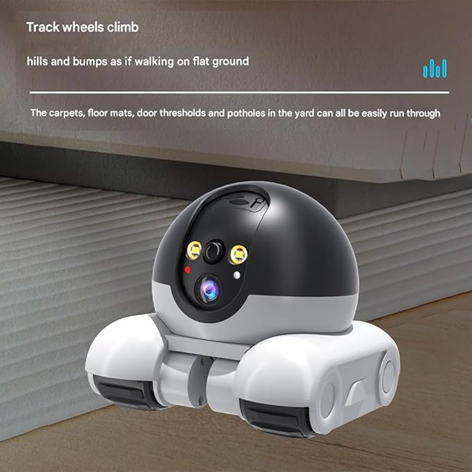 Pet Cameras Indoor with Phone App, 1080p Dual Lens, P 360°/T 90° Rotation Monitoring, 2-Way Talk, Night Vision, Motion Detection, Video Recording (WiFi, 64GB)