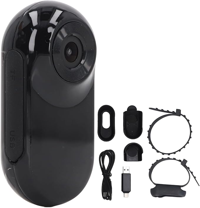 VBESTLIFE HD 1080P Dog Collar, Cat Collars Camera Sport Action Camera with Video Records, Body Cam Collar Pet Supplies Designed Birthday Gift (Black),