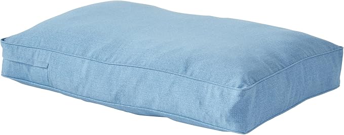 Casey Large (48 x 36 in.) Denim Rectangle Indoor/Outdoor Pillow Style Dog Bed