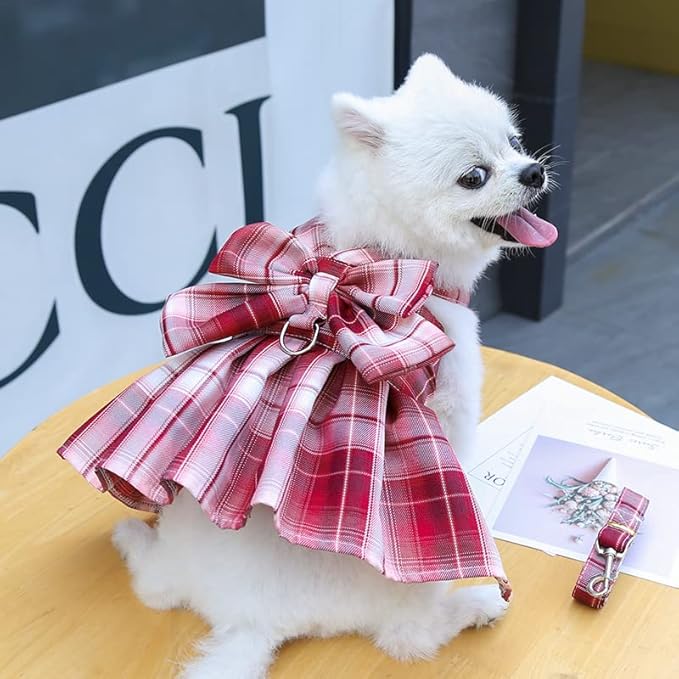 Dog Harness Leash Set Soft Outdoor Walking Harness Breathable Pet Harness Puppy Leash Girl Dog Clothes