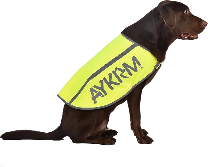 Yellow Reflective Dog Vest for XSmall, High Visibility Dog Safety Vest Harness with Removable Bell Keep Safe from Hunting, Training & Cars Accidents